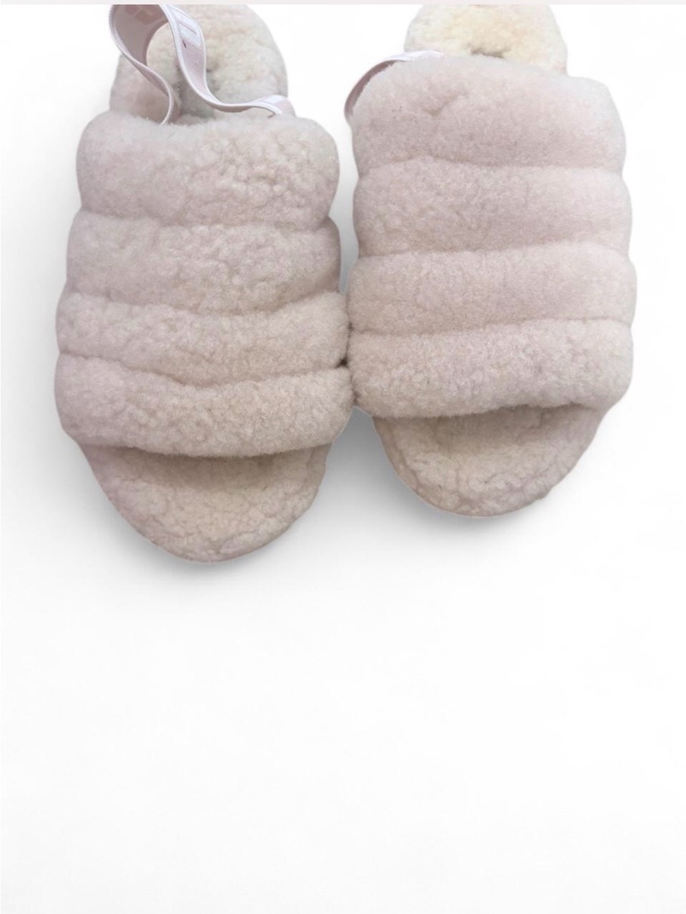 UGG Fluff Slide Shearling Slippers - Blush